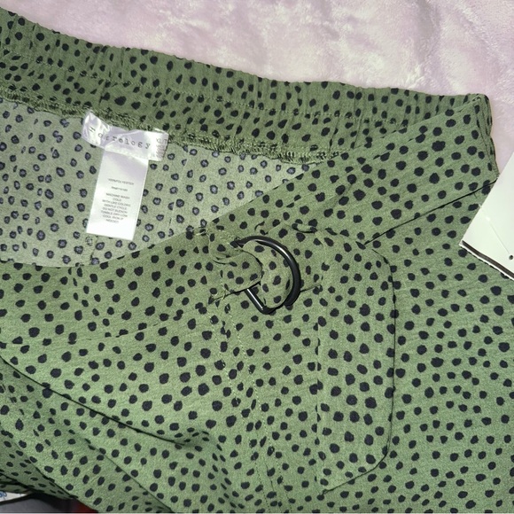 Green Polka Dot Midi Skirt NWT - Picture 8 of 11
